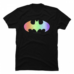rainbow batman shirt